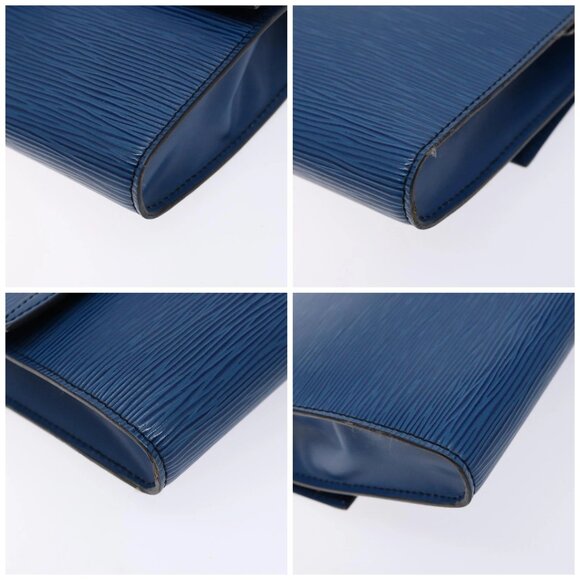 LOUIS VUITTON Epi Pochette Arche Shoulder Bag Blue - Picture 16 of 16